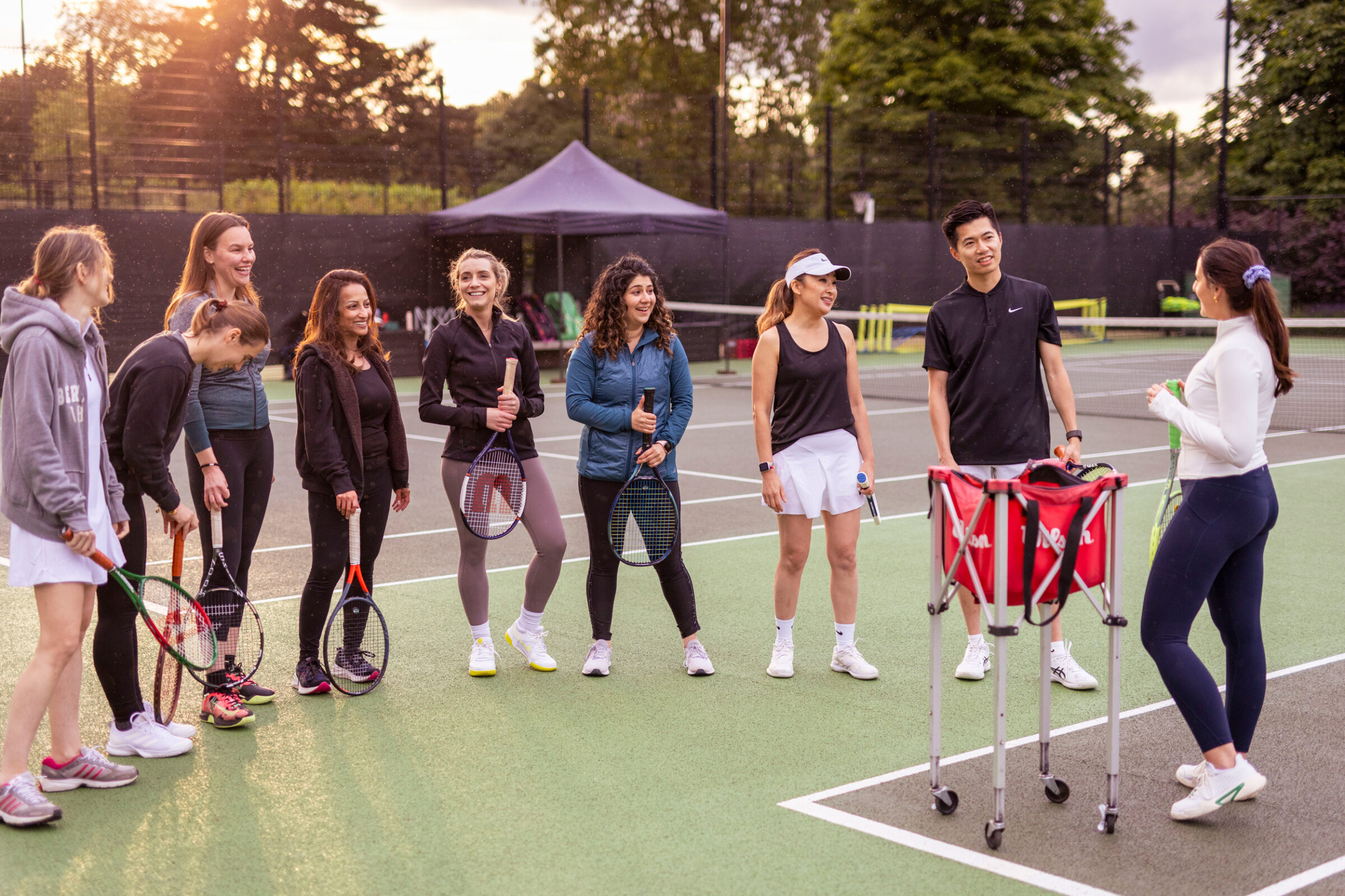 Adult Tennis Group Coaching