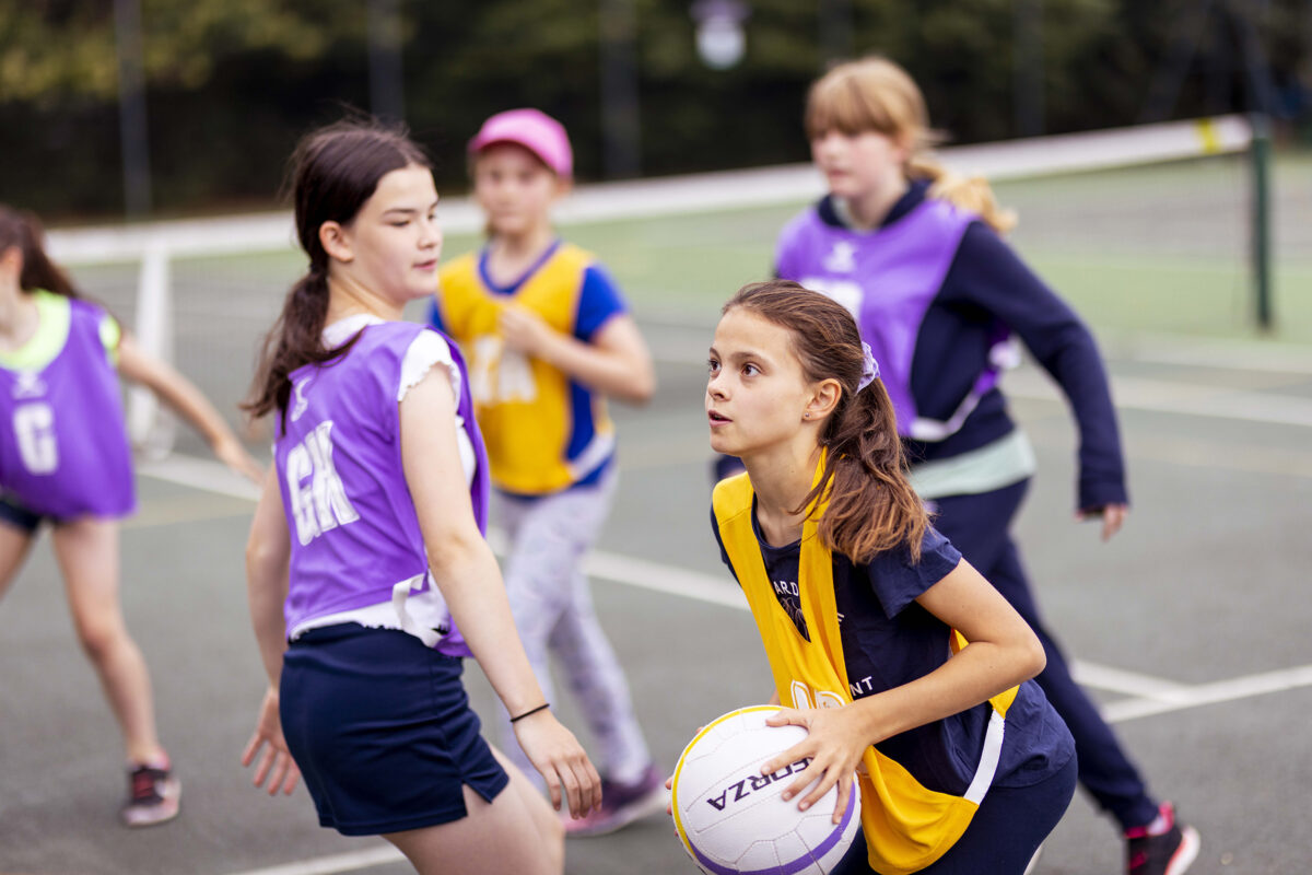 Junior Netball Camps Playing