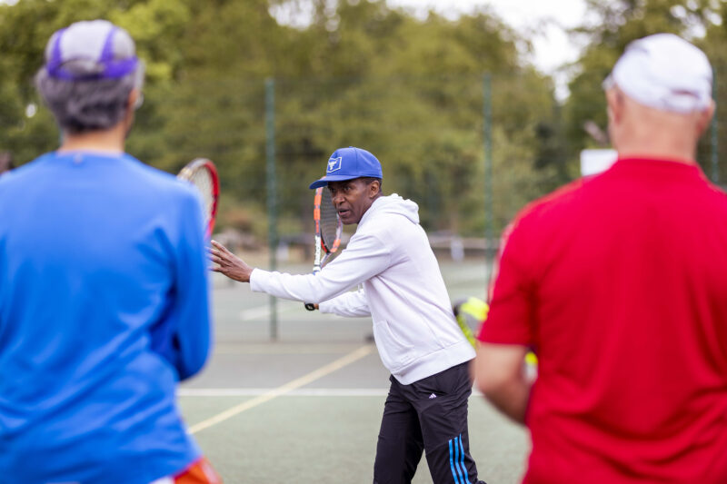 Tennis coaches in london park sports