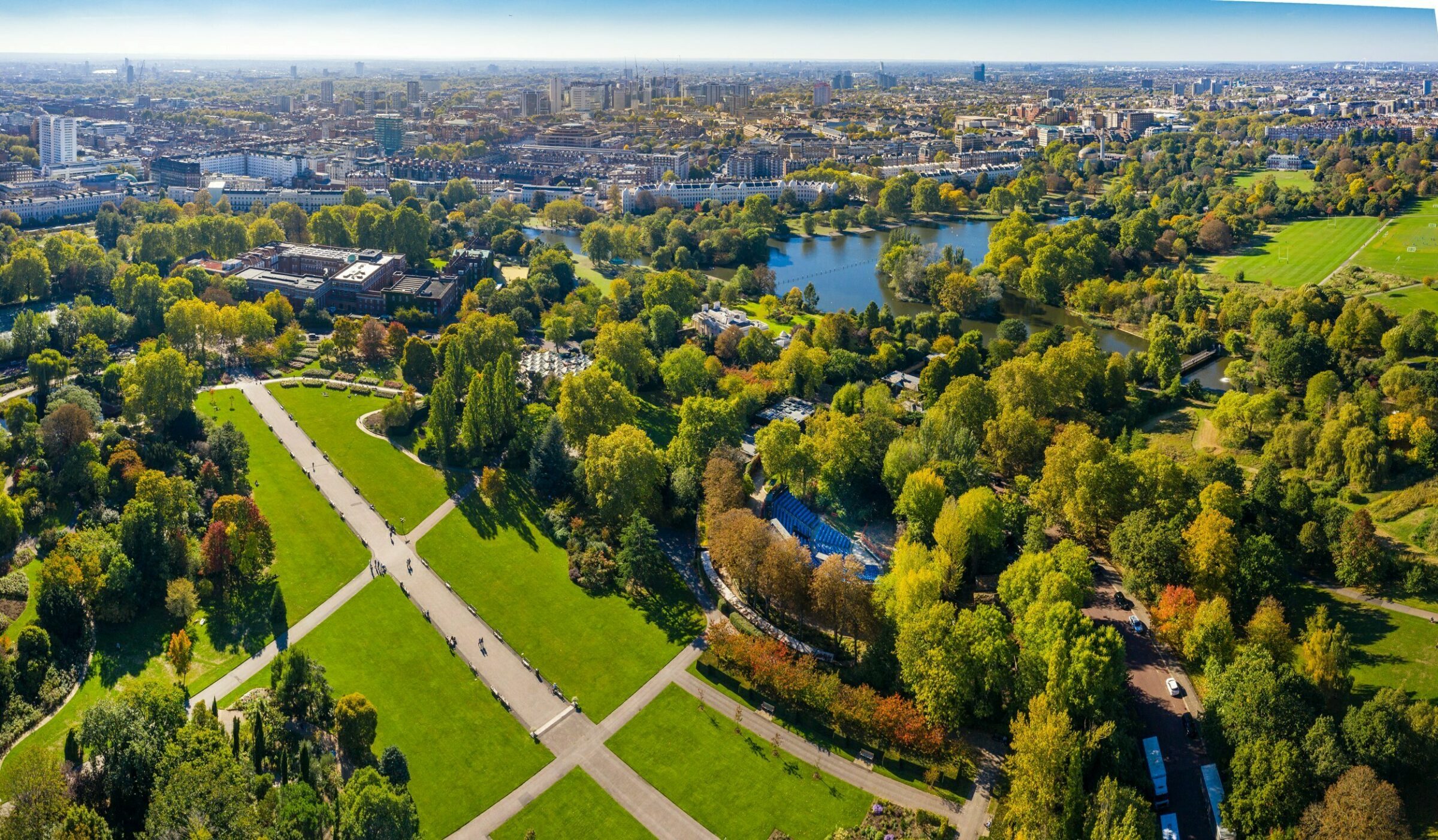 The Regents Park Aerial View